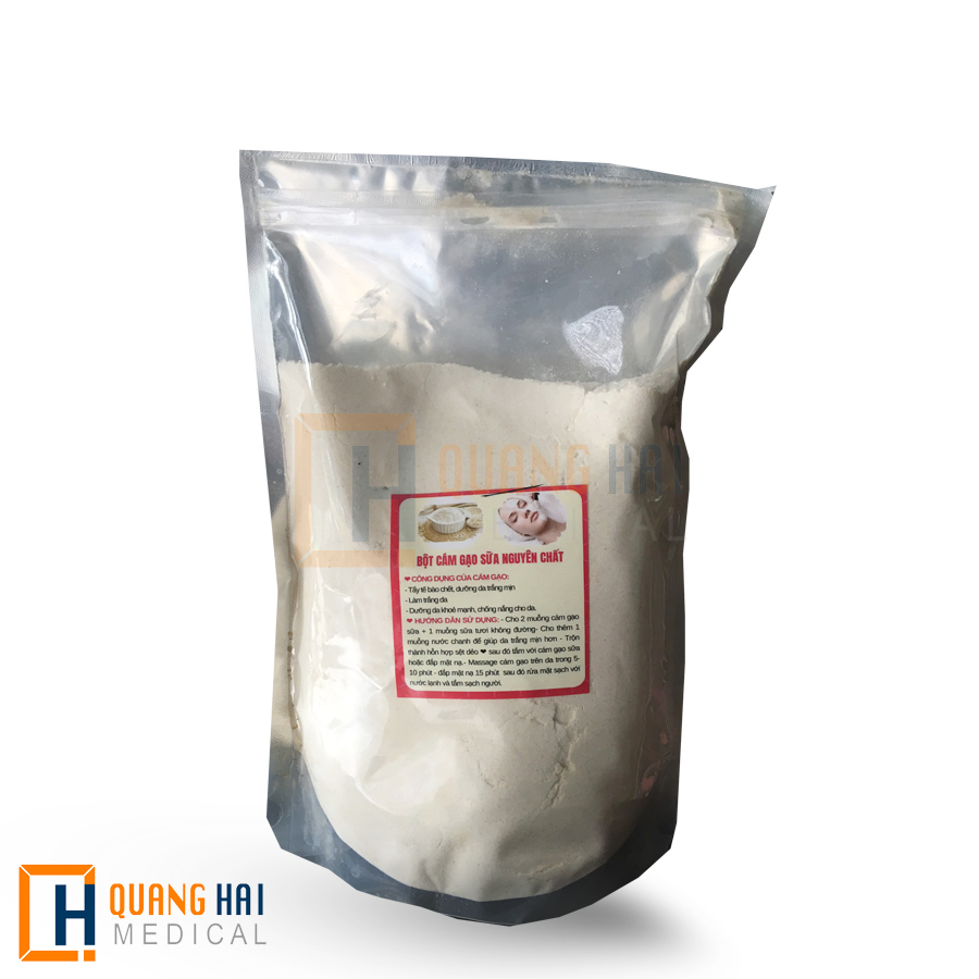 Bột đắp mặt nạ cám gạo sữa nguyên chất