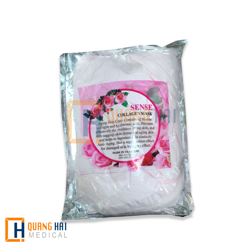 Bột đắp mặt nạ Colagen hoa hồng Thái Lan