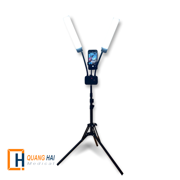 Đèn phun xăm LiveStream 2 đầu có điều chỉnh ánh sáng HD-45X