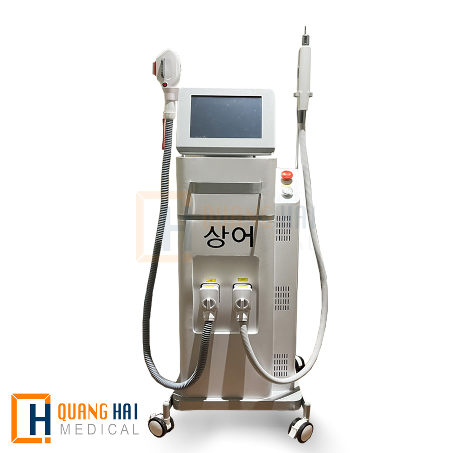 Máy triệt lông xoá xăm 2in1 DPL Shark Hàn Quốc